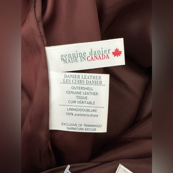 Danier Leather Women’s Genuine Leather Brown Pencil Skirt Size 6 - Picture 7 of 9